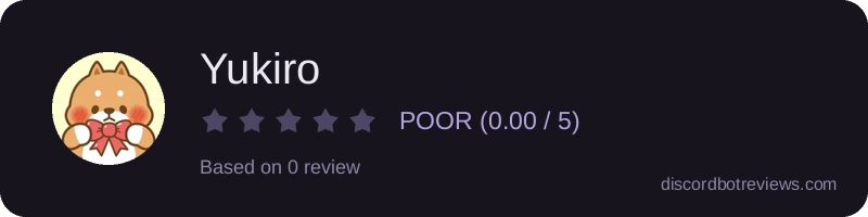 Rating banner for Yukiro