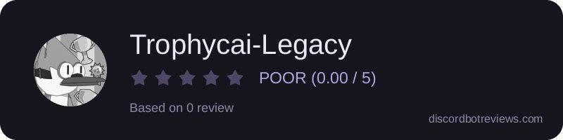 Rating widget preview for Trophycai-Legacy