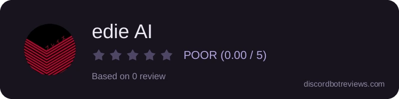 Rating widget preview for edie AI