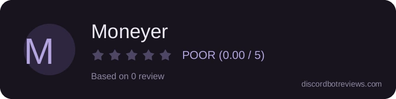 Rating banner for Moneyer