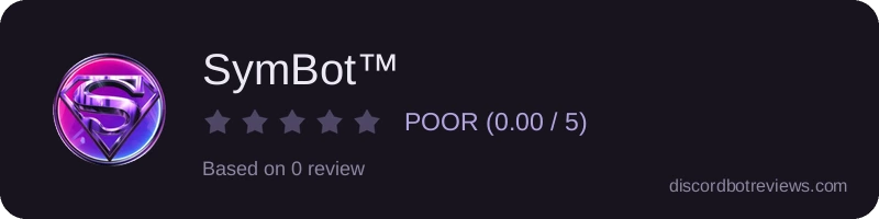 Rating widget preview for SymBot™