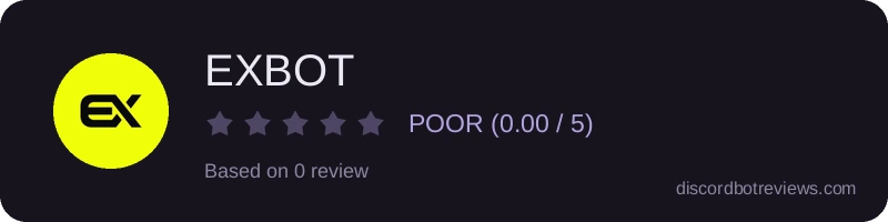 Rating banner for EXBOT