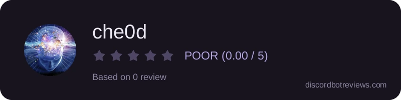 Rating widget preview for che0d