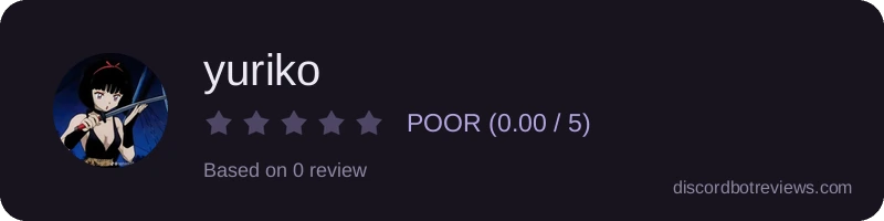 Rating widget preview for yuriko