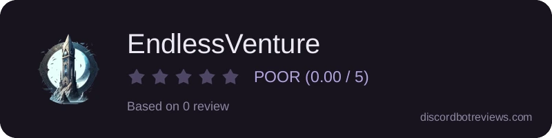 Rating widget preview for EndlessVenture
