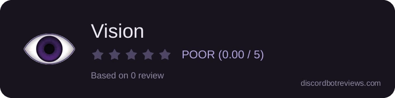 Rating widget preview for Vision
