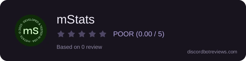 Rating widget preview for mStats