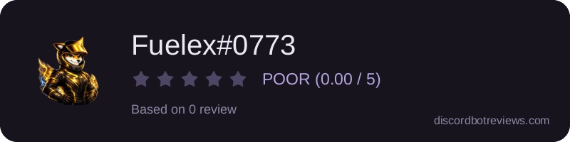 Rating widget preview for Fuelex#0773