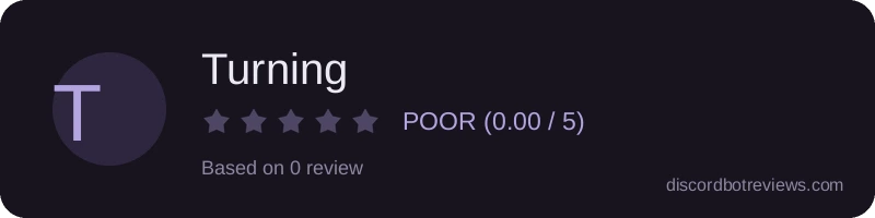 Rating widget preview for Turning