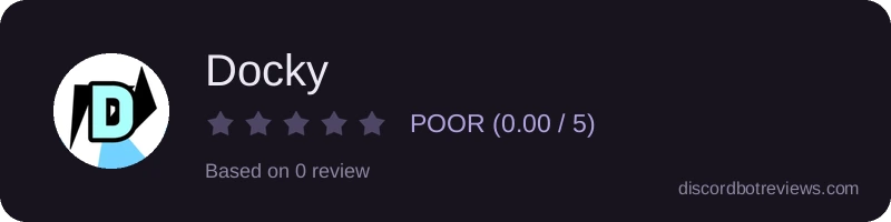 Rating widget preview for Docky