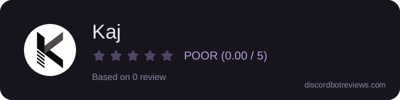 Rating widget preview for Kaj
