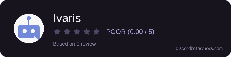Rating widget preview for Ivaris