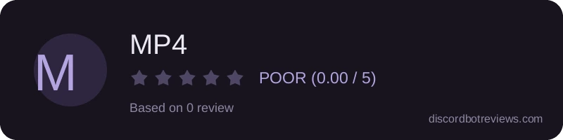 Rating banner for MP4
