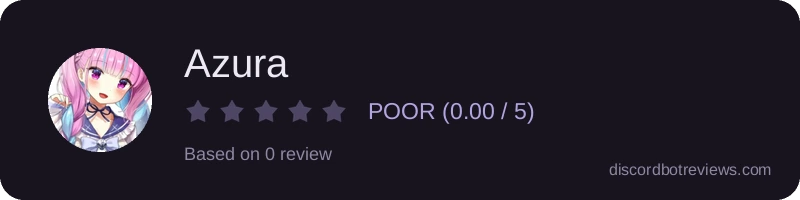Rating widget preview for Azura