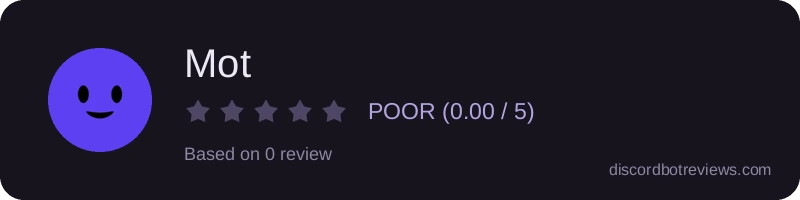 Rating widget preview for Mot
