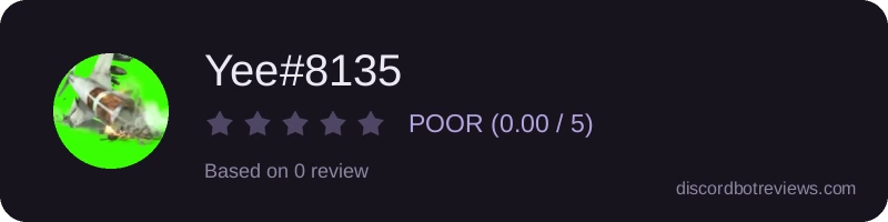 Rating widget preview for Yee#8135
