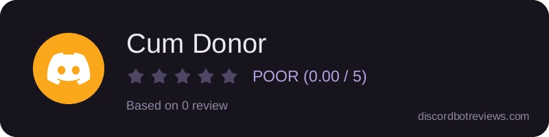 Rating widget preview for Cum Donor