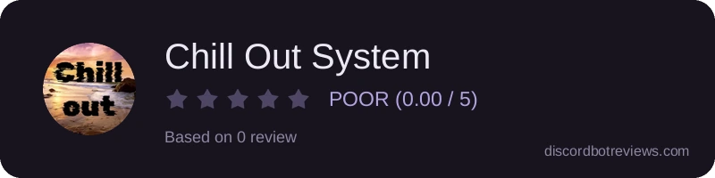 Rating widget preview for Chill Out System