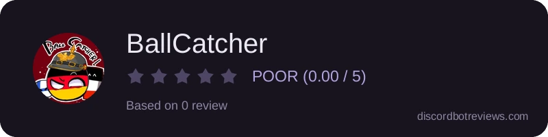 Rating widget preview for BallCatcher