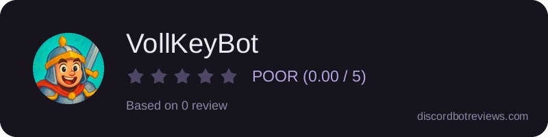 Rating banner for VollKeyBot