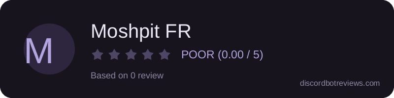 Rating banner for Moshpit FR