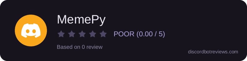 Rating widget preview for MemePy