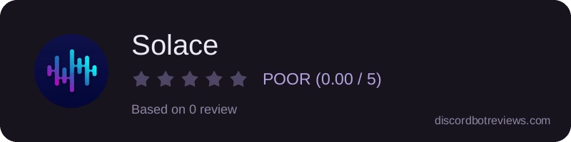 Rating widget preview for Solace