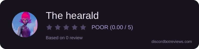 Rating widget preview for The hearald