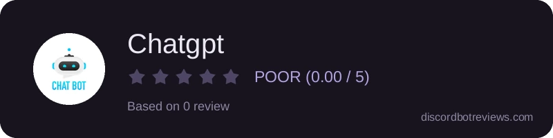 Rating widget preview for Chatgpt