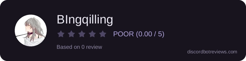 Rating widget preview for BIngqilling