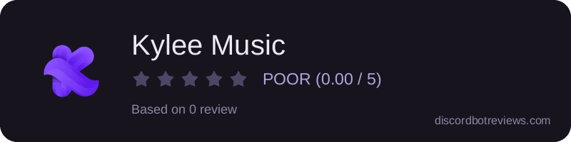 Rating widget preview for Kylee Music