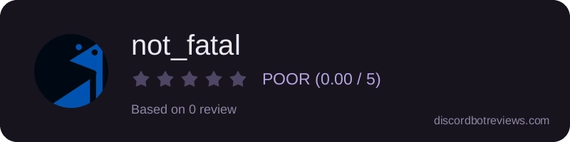 Rating banner for not_fatal