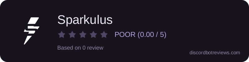 Rating widget preview for Sparkulus