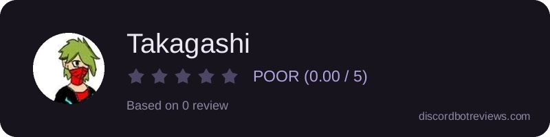 Rating widget preview for Takagashi