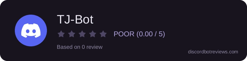 Rating widget preview for TJ-Bot