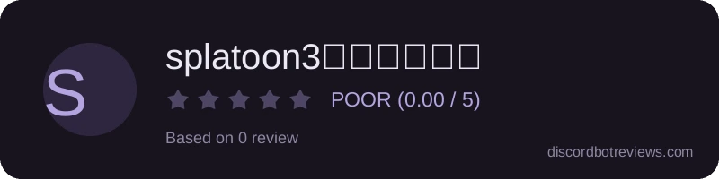 Rating widget preview for splatoon3武器ランダム