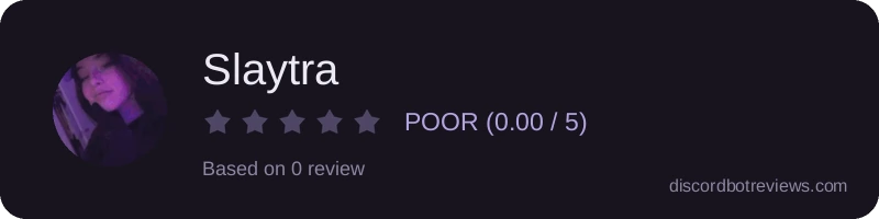Rating banner for Slaytra