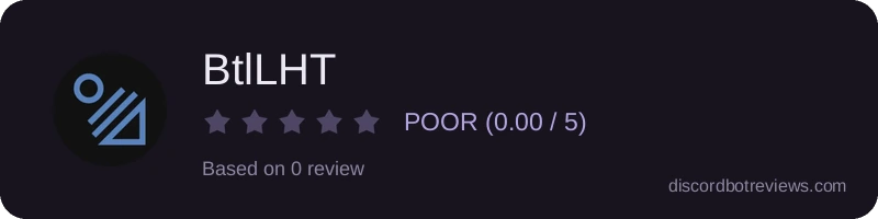 Rating widget preview for BtlLHT