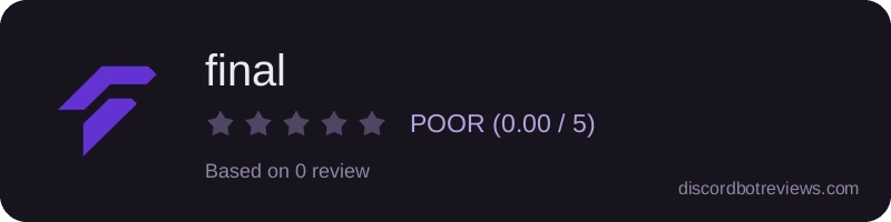 Rating widget preview for final