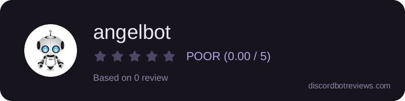 Rating widget preview for angelbot