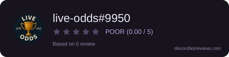 Rating widget preview for live-odds#9950