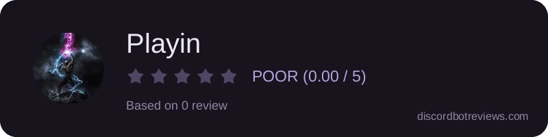 Rating banner for Playin