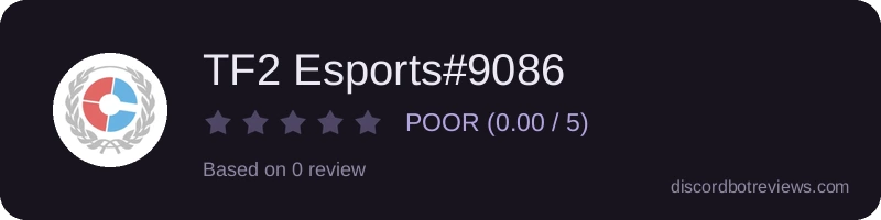 Rating banner for TF2 Esports#9086