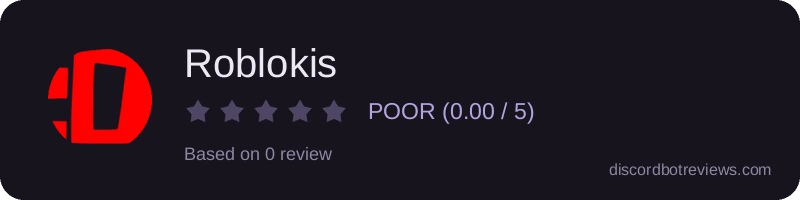 Rating widget preview for Roblokis