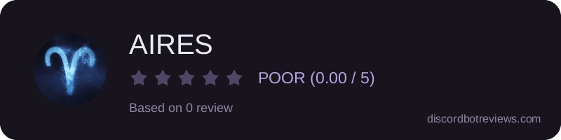 Rating widget preview for AIRES