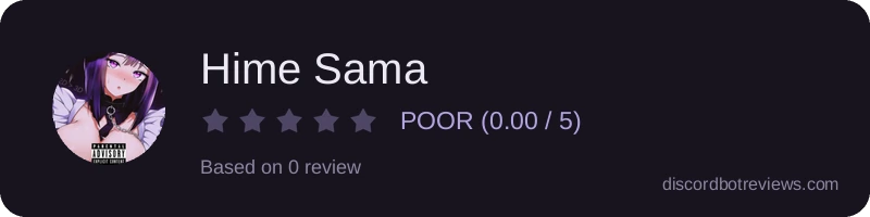 Rating widget preview for Hime Sama