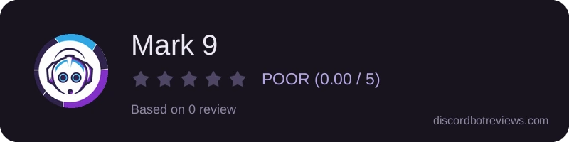Rating widget preview for Mark 9
