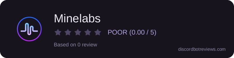 Rating widget preview for Minelabs