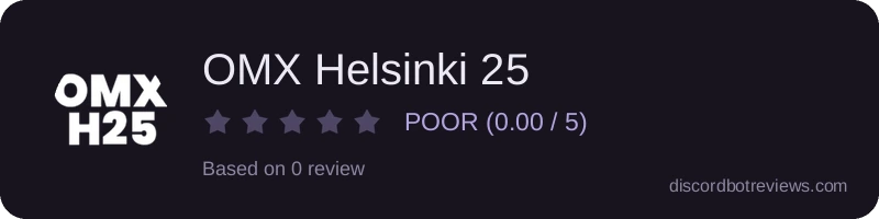 Rating widget preview for OMX Helsinki 25
