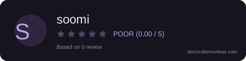 Rating banner for soomi